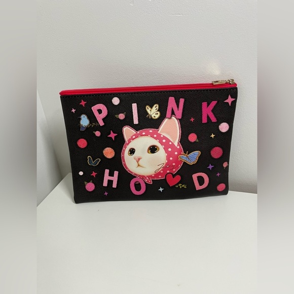 🇰🇷 Jetoy Korean Cat Cute Kawaii Makeup Zipper Pouch - Picture 2 of 6